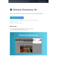 Gimme Summary AI