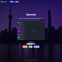 Upscayl - Free and Open Source AI Image Upscaler
