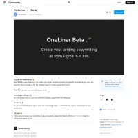 One liner for Figma