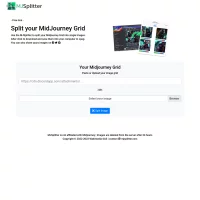 Grid Splitter Midjourney