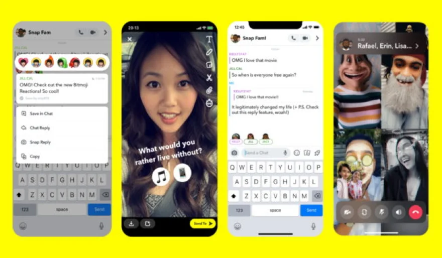 Snapchat Unveils New Features: Edit Sent Messages, AI Reminders, Emoji Reactions, and More