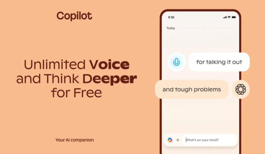 Microsoft Expands Free Access to Copilot AI Features - Think Deeper