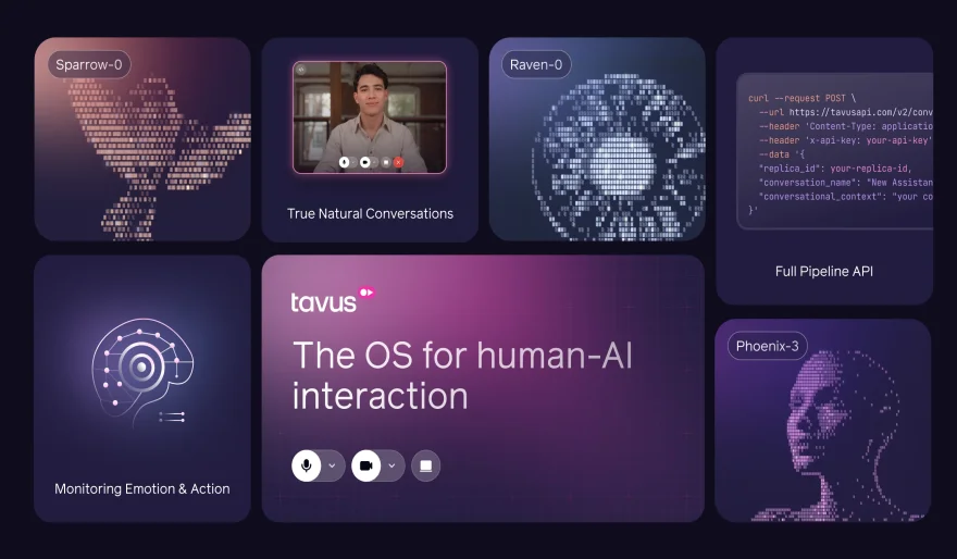 Tavus Unveils Phoenix-3, Raven-0, and Sparrow-0: The Future of AI-Powered Video Agents