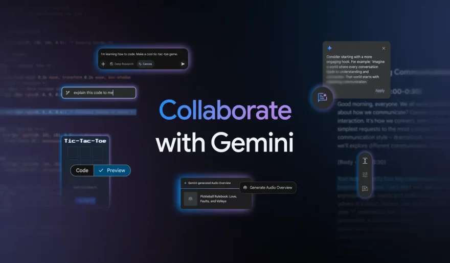 Google Gemini Unveils Two Game-Changing Features: Canvas and Audio Overview
