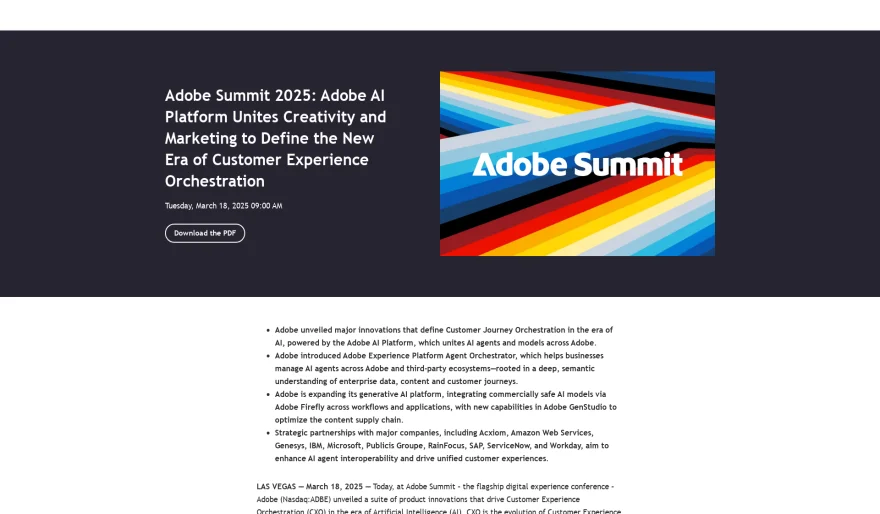 Adobe’s AI Revolution: A New Army of Enterprise AI Agents