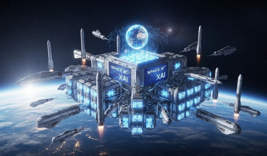 SpaceX Buys xAI — Elon Musk Plans AI Data Centers in Space