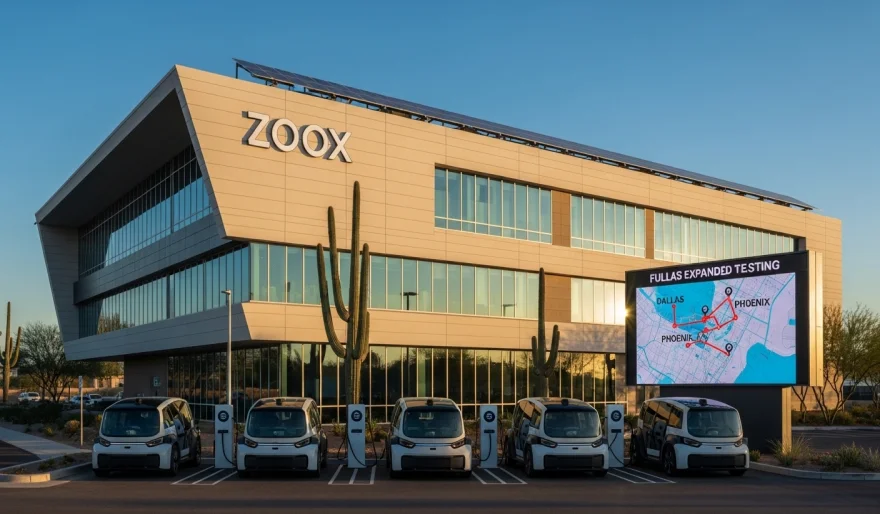 Amazon's Zoox to launch command hub in Arizona, expand testing to Dallas and Phoenix