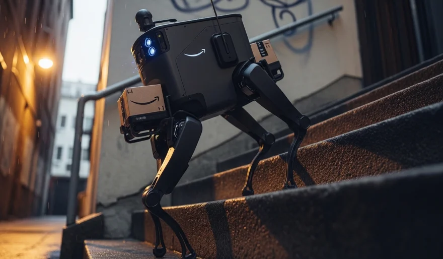 Amazon Just Bought a Robot That Climbs Stairs — Delivery Is Entering Its AI Era