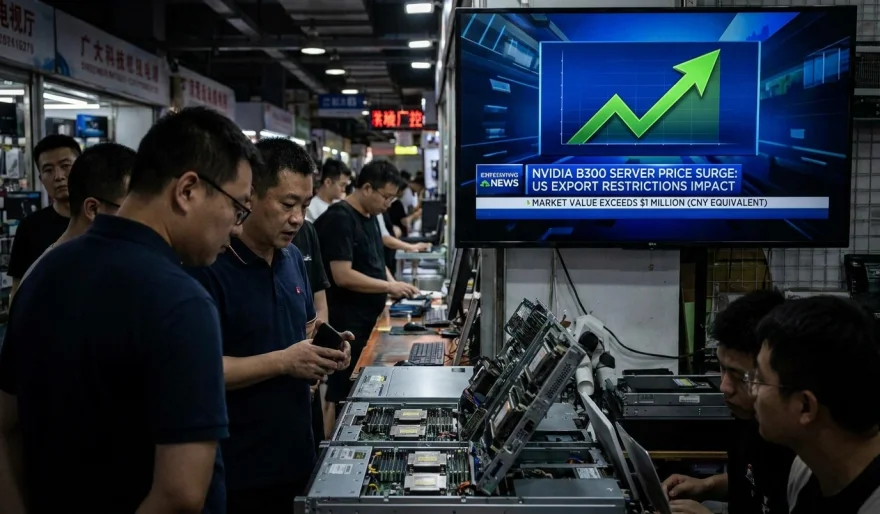 Nvidia B300 Servers Hit $1M in China as US Export Curbs Tighten