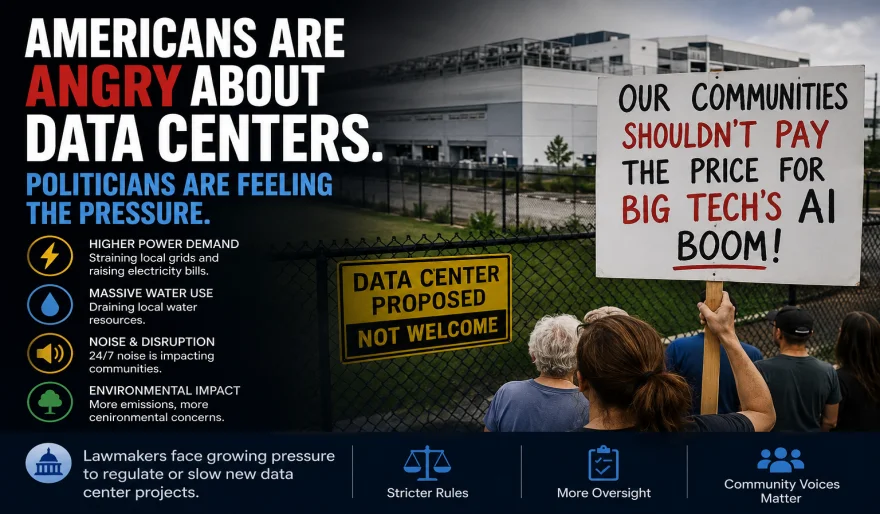 Americans Are Turning Against AI Data Centers—and Politicians Are Taking Notice