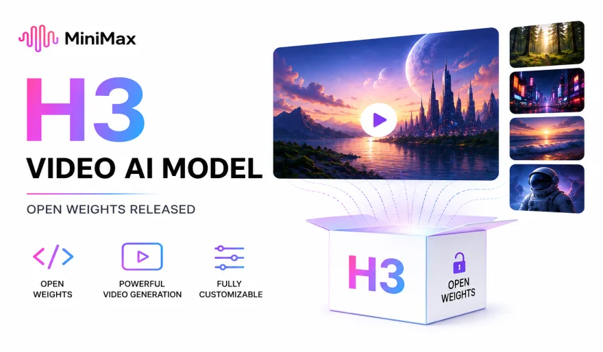 MiniMax Releases Open Weights for Powerful H3 Video AI Model