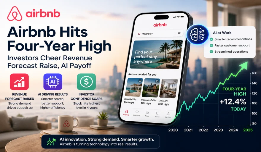 Airbnb Surges as AI Strategy Boosts Investor Confidence